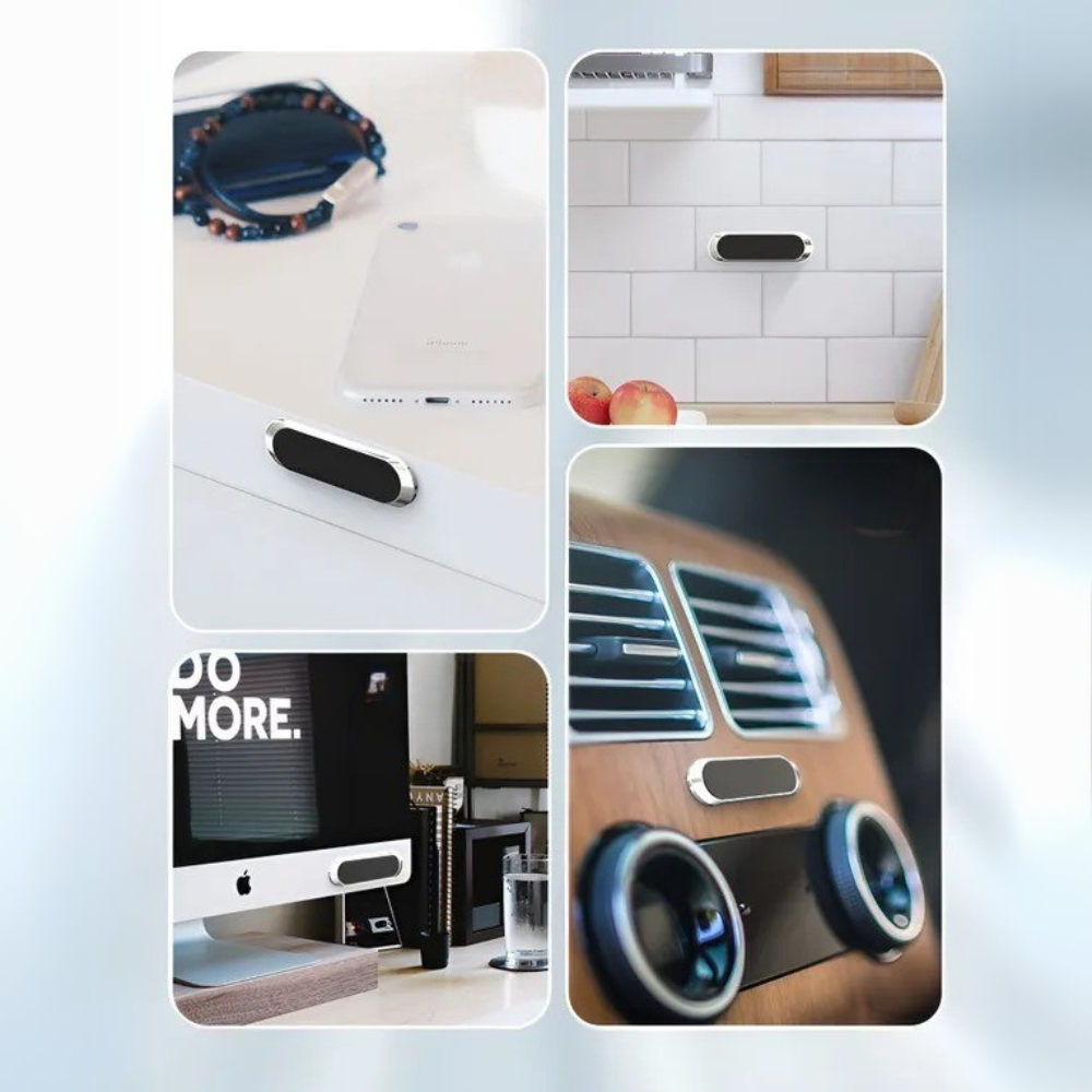 Держатель магнитный для телефона на липучке на панель в автомобиль/универсальный с силиконовой накладкой - фото 3 Держатель магнитный для телефона на липучке на панель в автомобиль/универсальный с силиконовой накладкой - фото 3