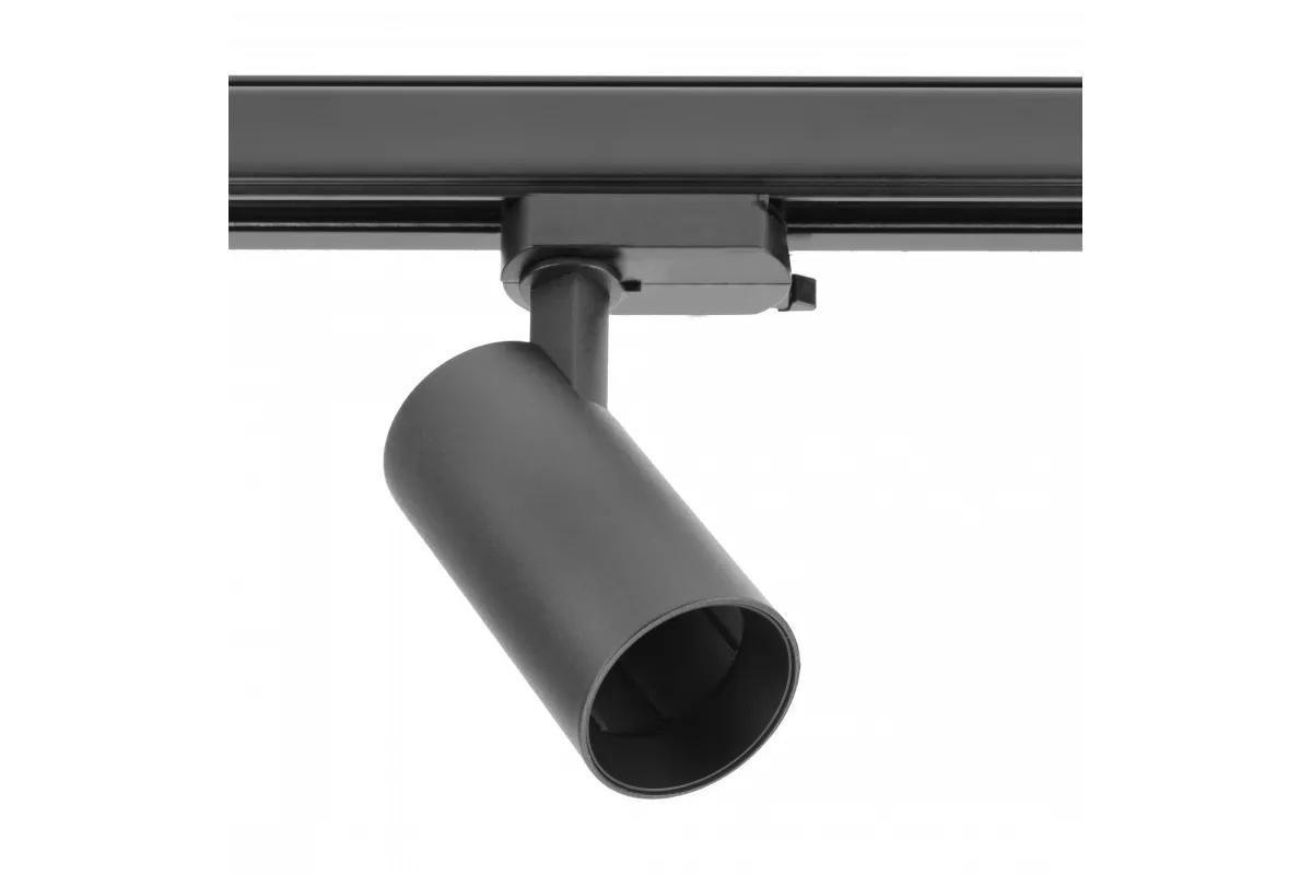 Светильник трековый однофазный GTV LIMA GU10 круглый IP20 Черный (27729535)