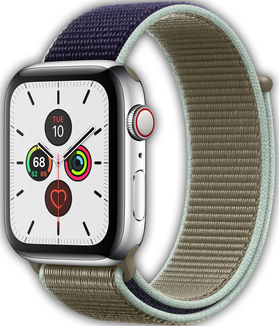 Тканевый ремешок Nylon Sport Band for Apple Watch 41/40/38mm, Khaki