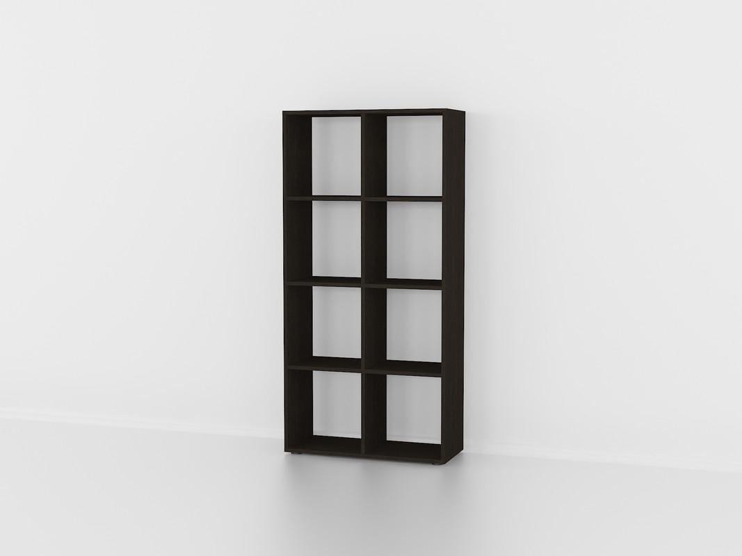 Стелаж на 8 комірок 1430х720х230 мм Венге (NT-10) - фото 4 Стелаж на 8 комірок 1430х720х230 мм Венге (NT-10) - фото 4