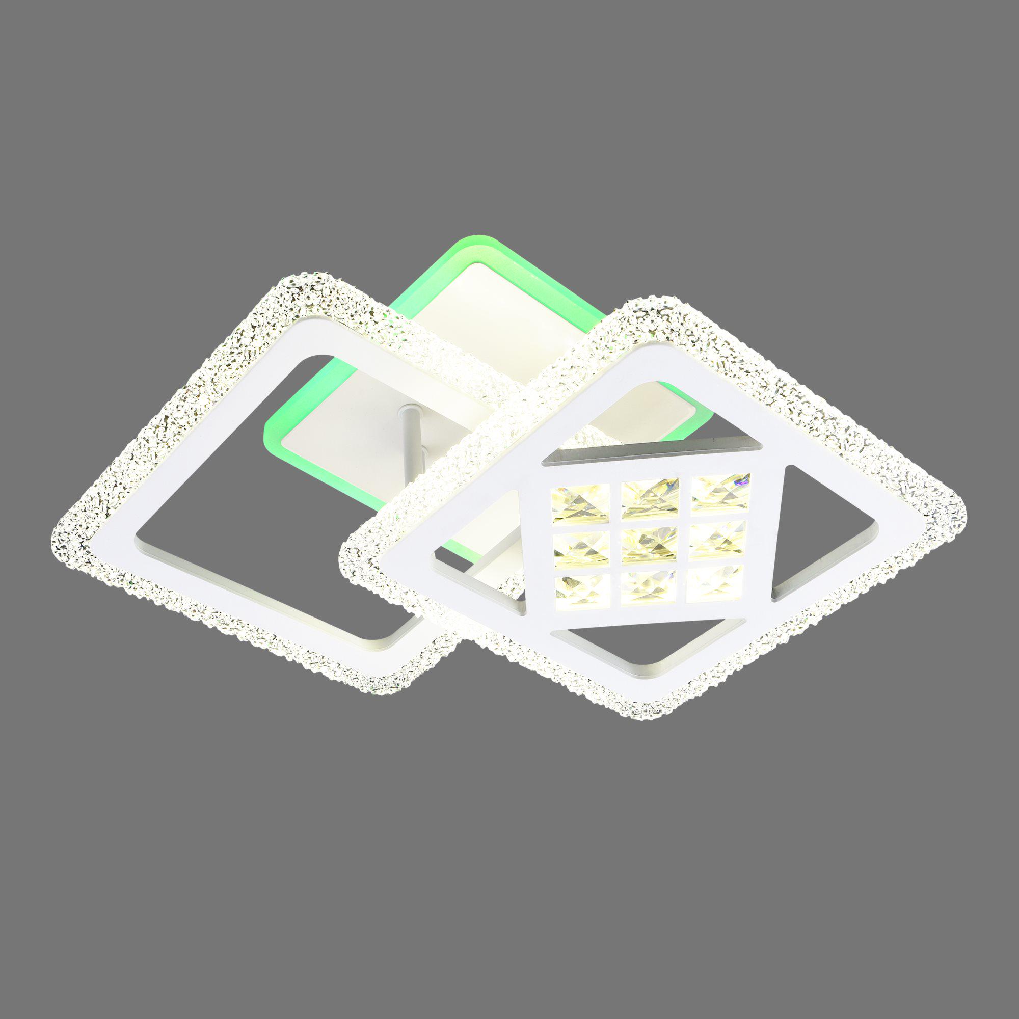 Люстра светодиодная акриловая Valeso V 3206-1/1C WH без пульта (000035548)