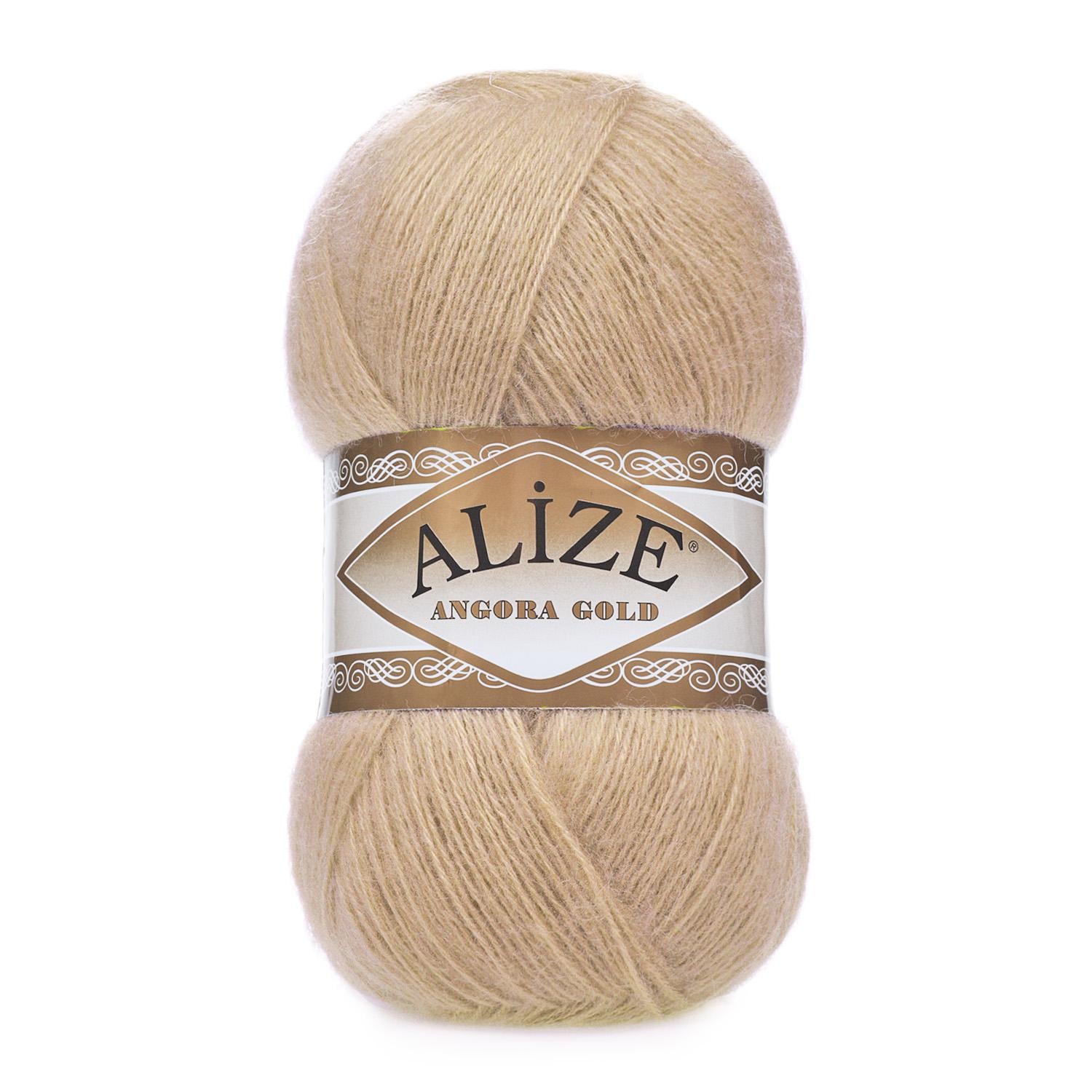 Пряжа Alize Angora Gold 95 Светло-бежевый (6283)