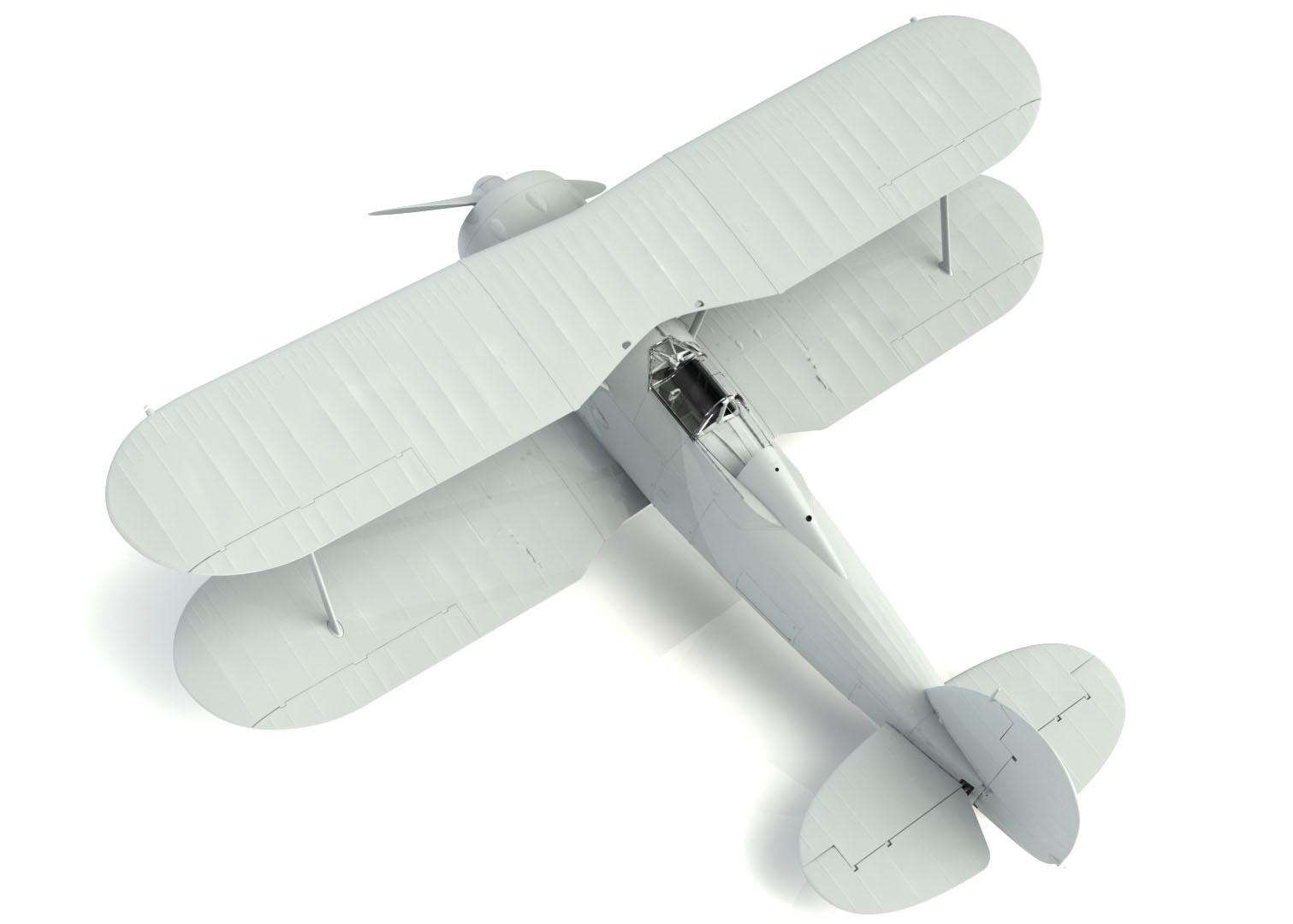 Збірна модель ICM Gloster Gladiator Mk.I британський винищувач 2СВ (32040) - фото 11