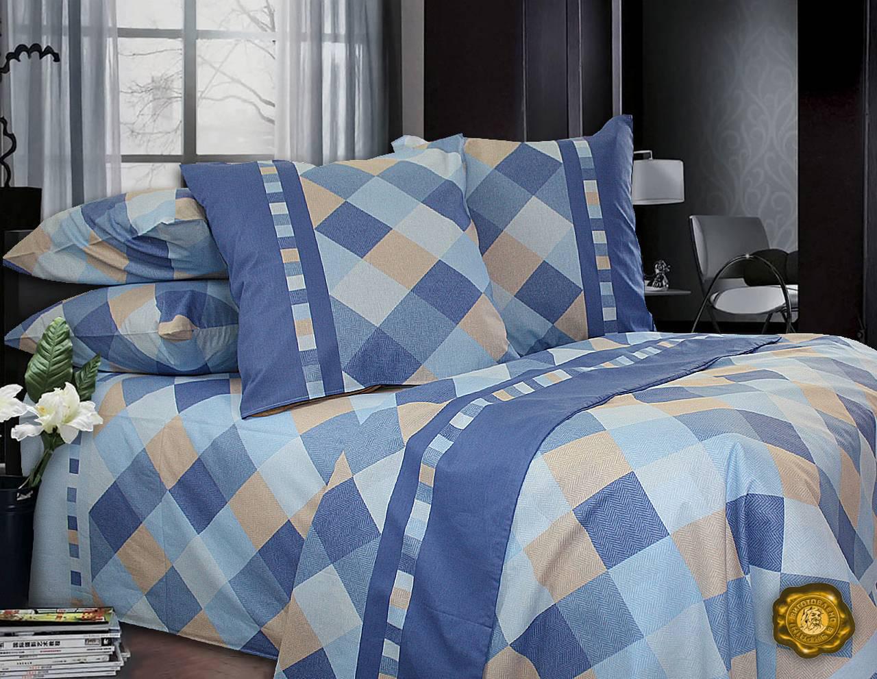 Простынь Т0276 145х214 см Голубой/Синий (124448)