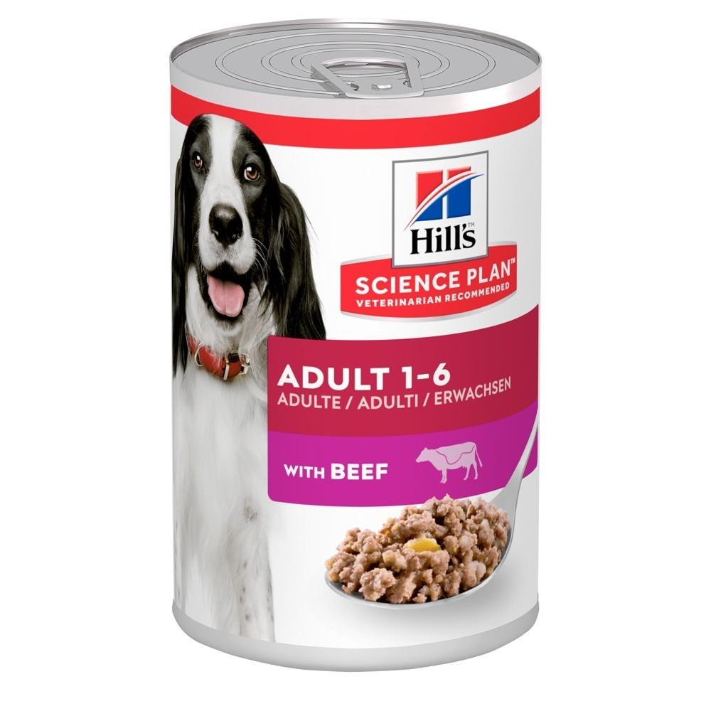 Влажный корм для взрослых собак Hill's SP  Beef с говядиной 370 г (052742803906)