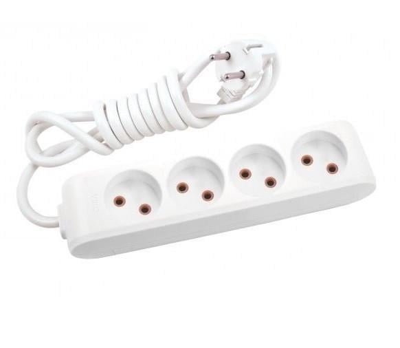 Удлинитель Viko Multi-Let 4 гнезда 2 м без заземления (21734-е)