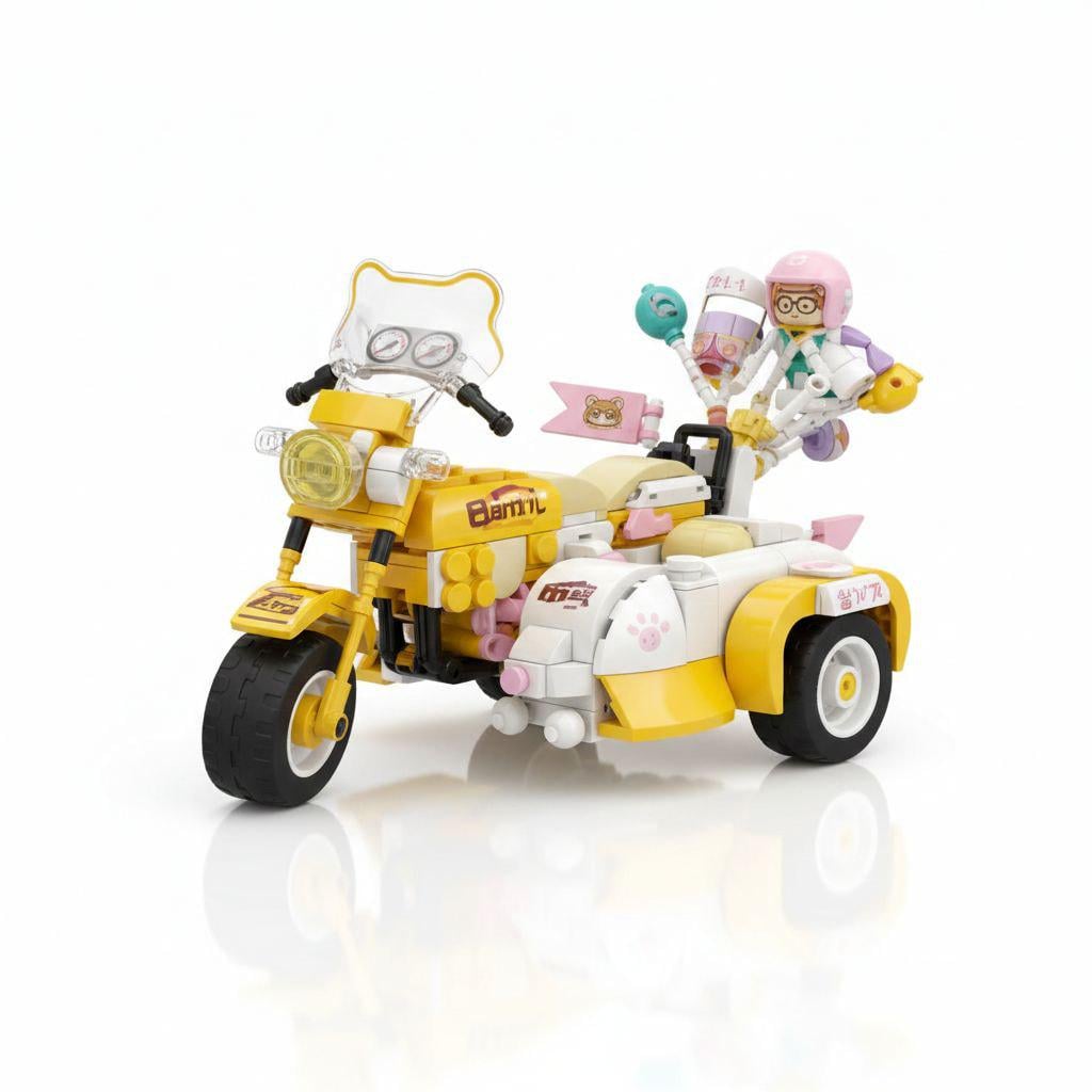 Конструктор детский Желтый велосипед 36036 710 дет. Желтый (31920553)