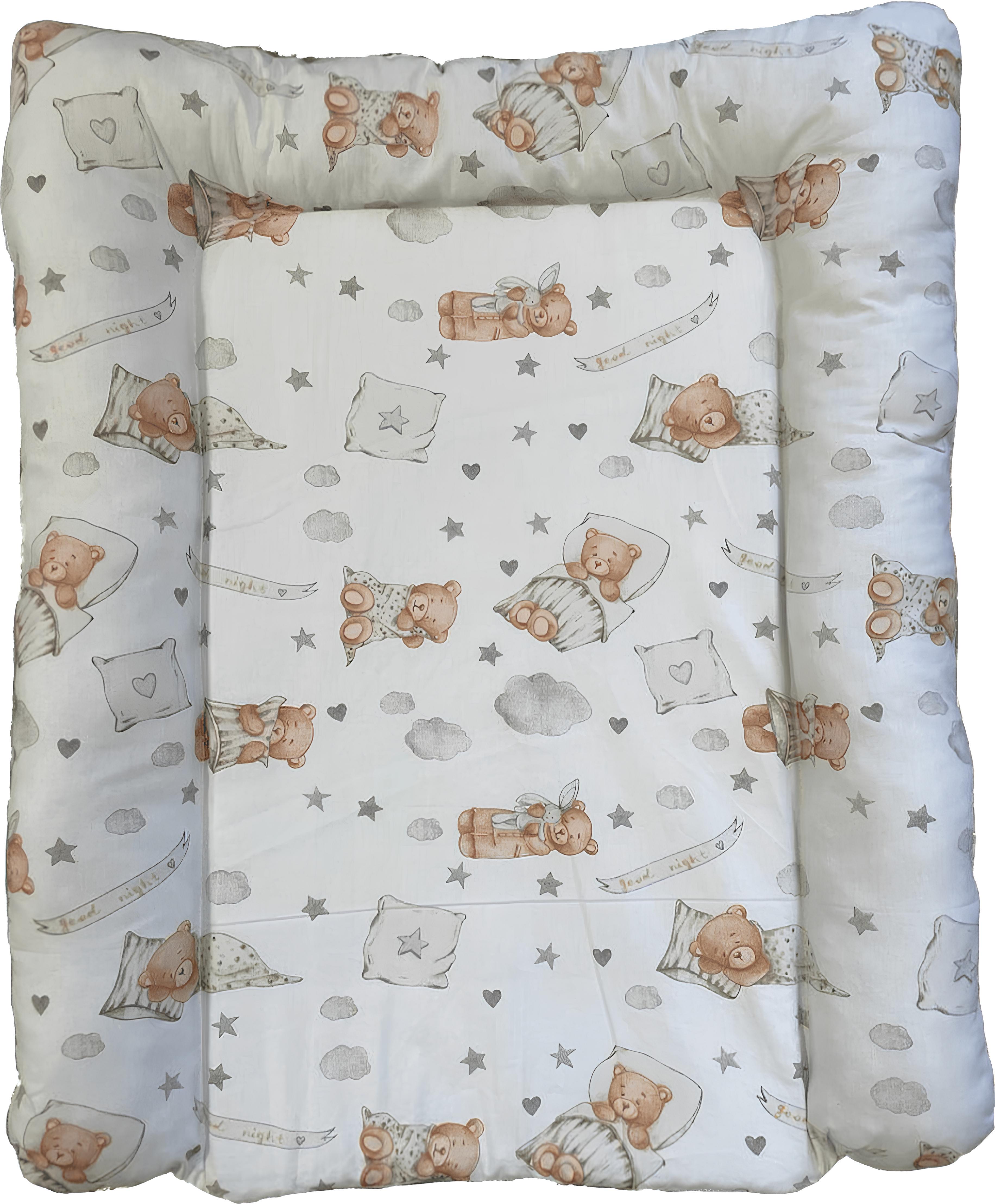 Матрас для пеленания BST с бортами синтепон съемный универсальный 70х55 см Розовый (6fe439c8)