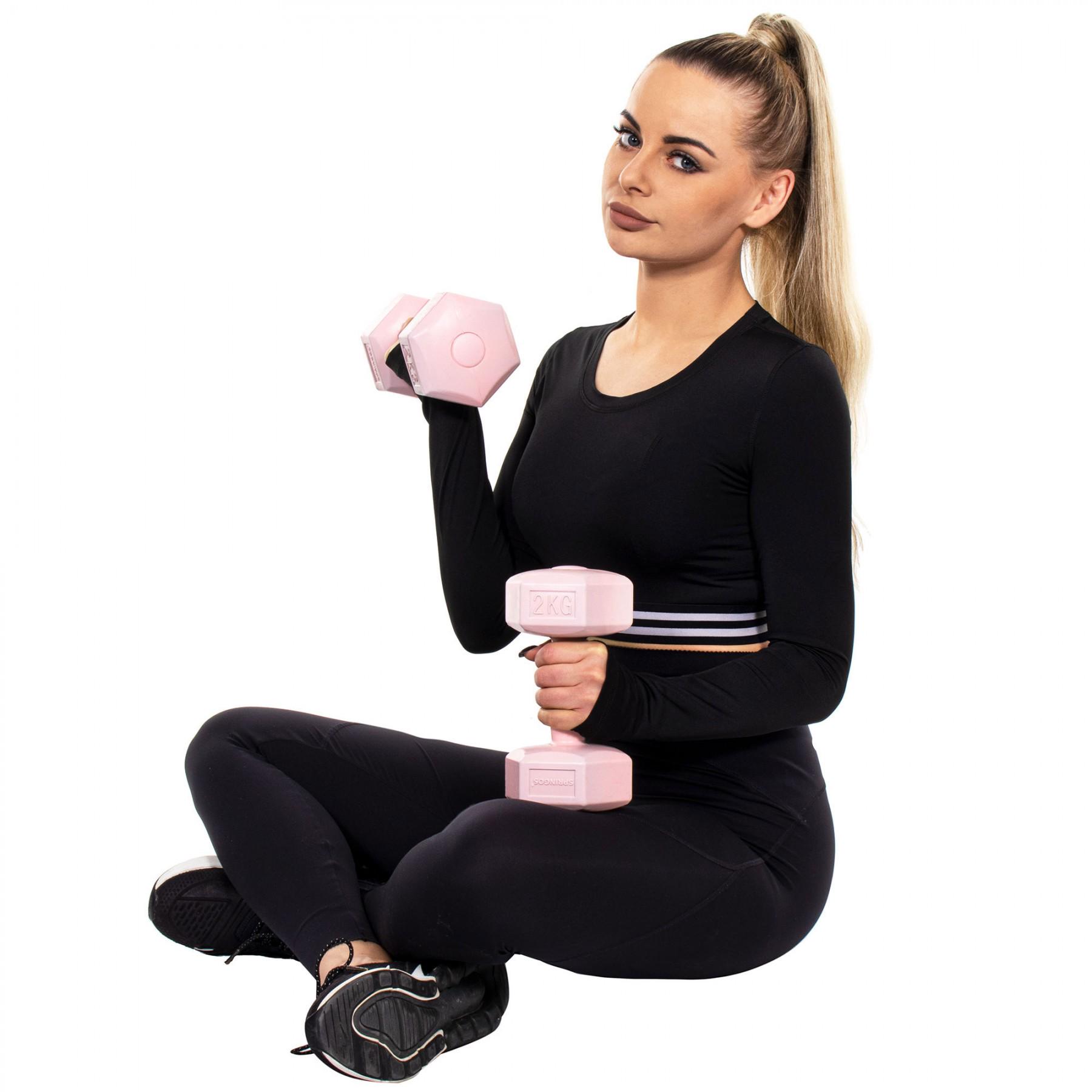 Гантели Springos Hex 2 кг 2 шт. (FA1063) - фото 3