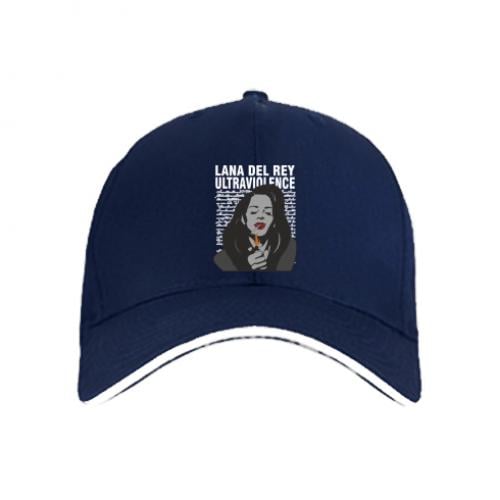 Кепка Lana Del Rey Ultraviolence newspaper Темно-синий (15764695-8-193941)