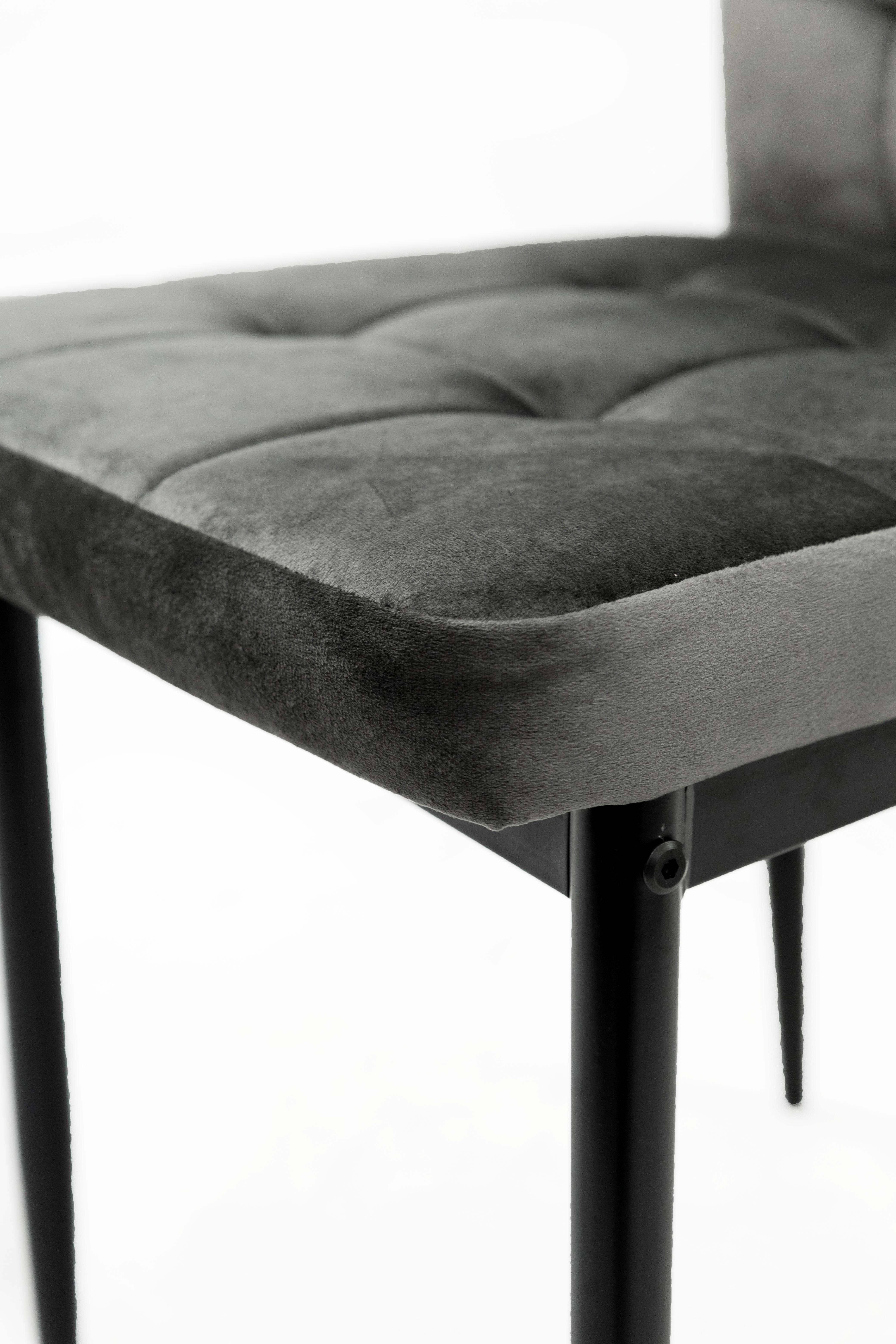 Стілець для кухні та вітальні ГРЕЙС Айс 410х980х510 мм Чорний/Графіт (GAА0056132) - фото 7 Стілець для кухні та вітальні ГРЕЙС Айс 410х980х510 мм Чорний/Графіт (GAА0056132) - фото 7