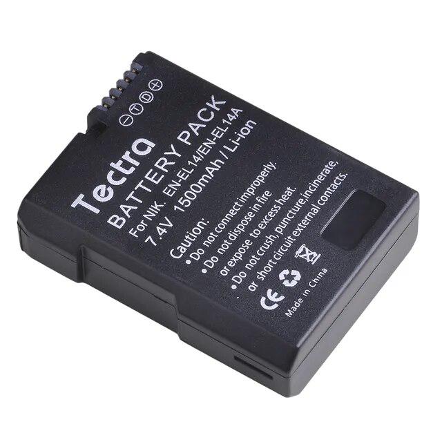 Аккумулятор Tectra ENEL14 для фотоаппаратов Nikon 1500 мА (1874082906)