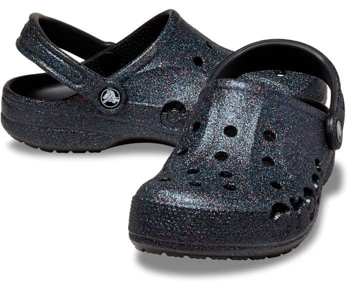 Сабо Crocs Baya Glitter з блискітками р. 37-38 Black (24107613)