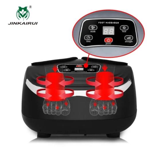 Массажер для ног Jinkairui Z9 3 режима компрессия/подогрев/вибрация - фото 4