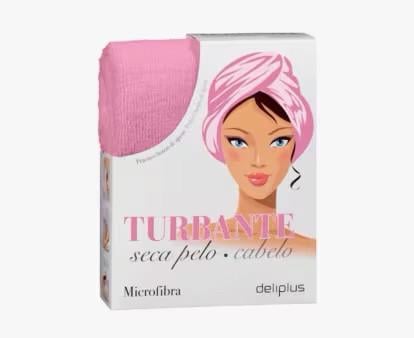 Рушник тюрбан Deliplus для сушіння волосся Dry Hair Turban Рожевий