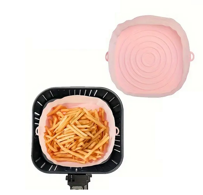 Форма силиконовая для аэрогрилей и аэрофритюрниц Розовый (W626) - фото 4 Форма силиконовая для аэрогрилей и аэрофритюрниц Розовый (W626) - фото 4