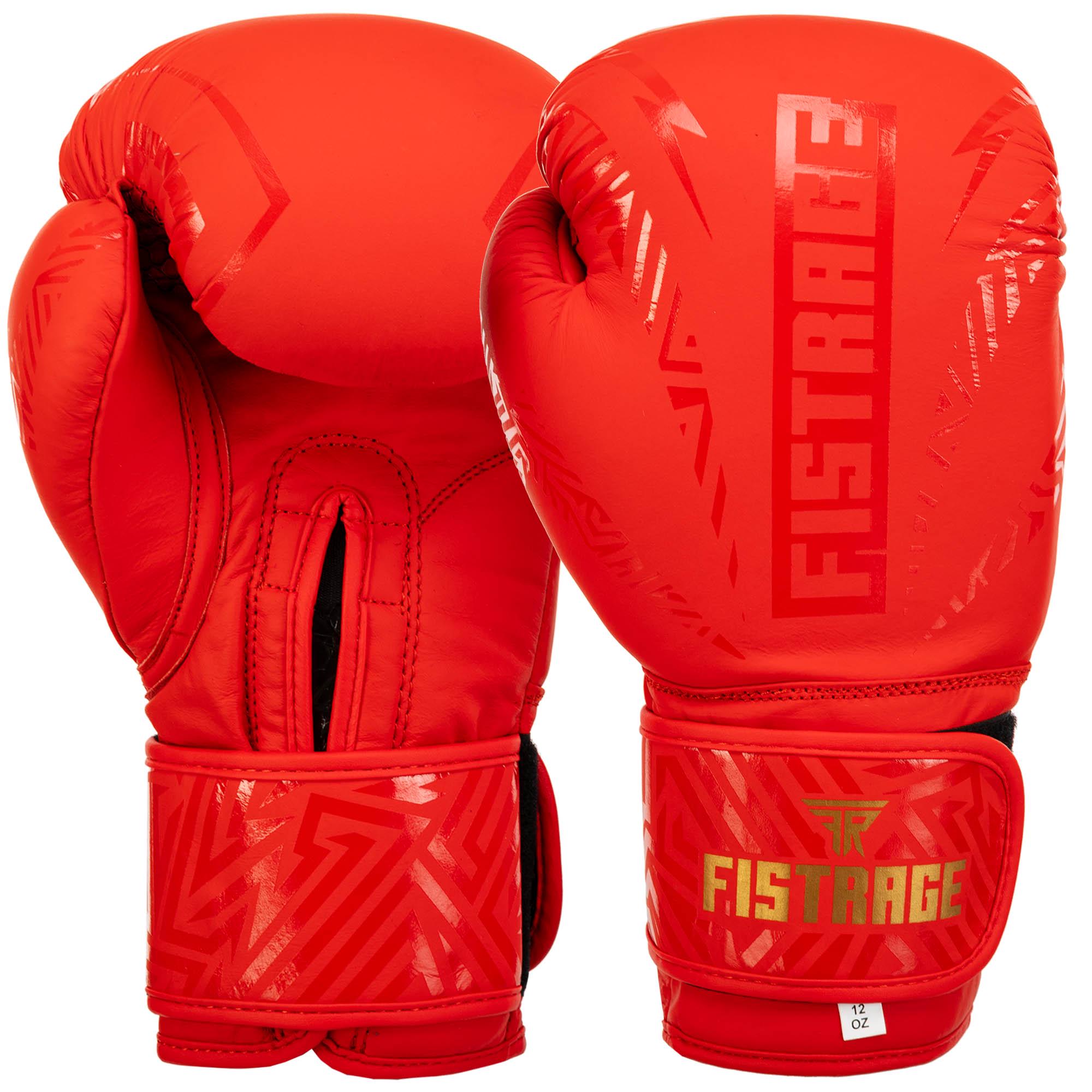 Перчатки боксерские FISTRAGE VL-5539 14oz Красный (VL-5539_Красный_14_унции)