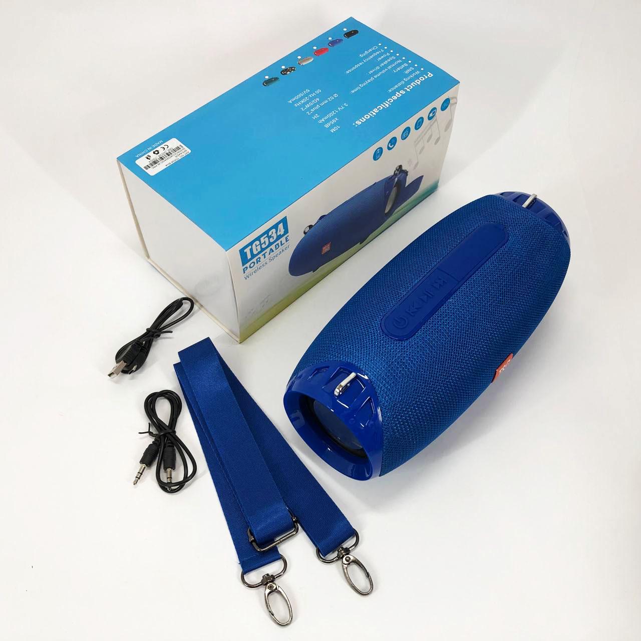 Колонка портативная с ремешком TG534 SD IPX5 Синий - фото 14 Колонка портативная с ремешком TG534 SD IPX5 Синий - фото 14