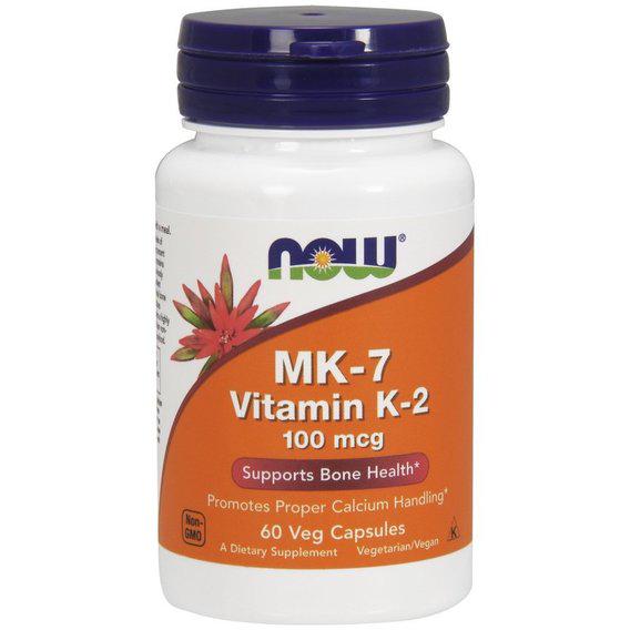 Вітамін K NOW Foods Vitamin K-2 MK7 100 mcg 60 Veg Caps