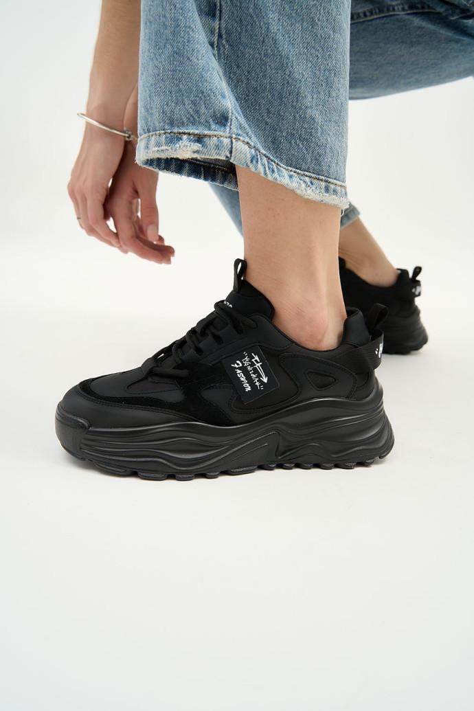 Кросівки жіночі LONZA р. 36 Чорний (179034)