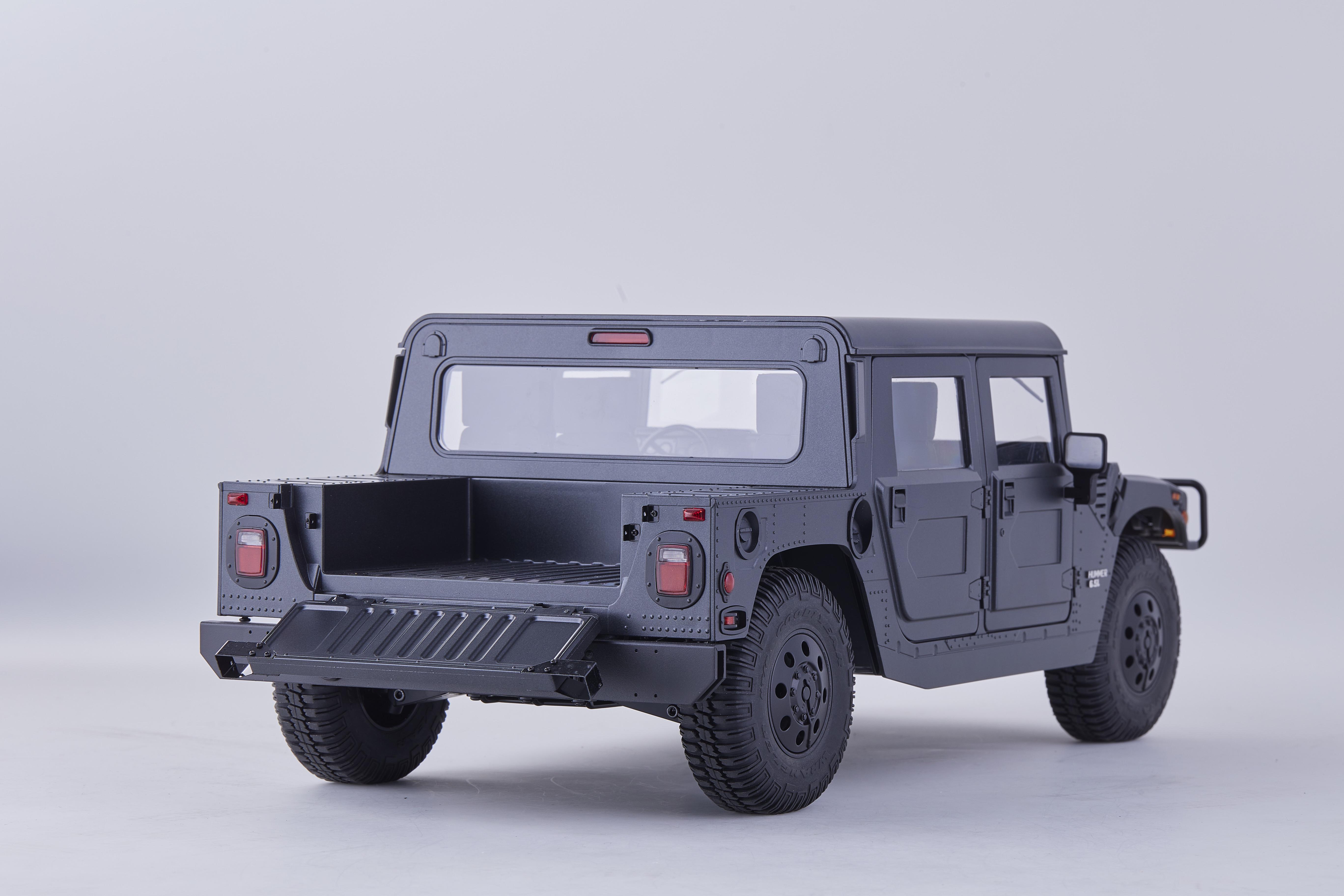 Машинка на радиоуправлении FMS 1:12 HUMMER RS Black - фото 10 Машинка на радиоуправлении FMS 1:12 HUMMER RS Black - фото 10