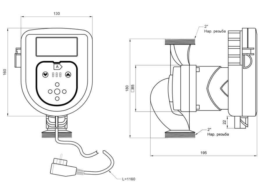 Циркуляционный насос Thermo Alliance LPS-А 32/100/180 энергосберегающий (LPSA32100180) - фото 5 Циркуляционный насос Thermo Alliance LPS-А 32/100/180 энергосберегающий (LPSA32100180) - фото 5