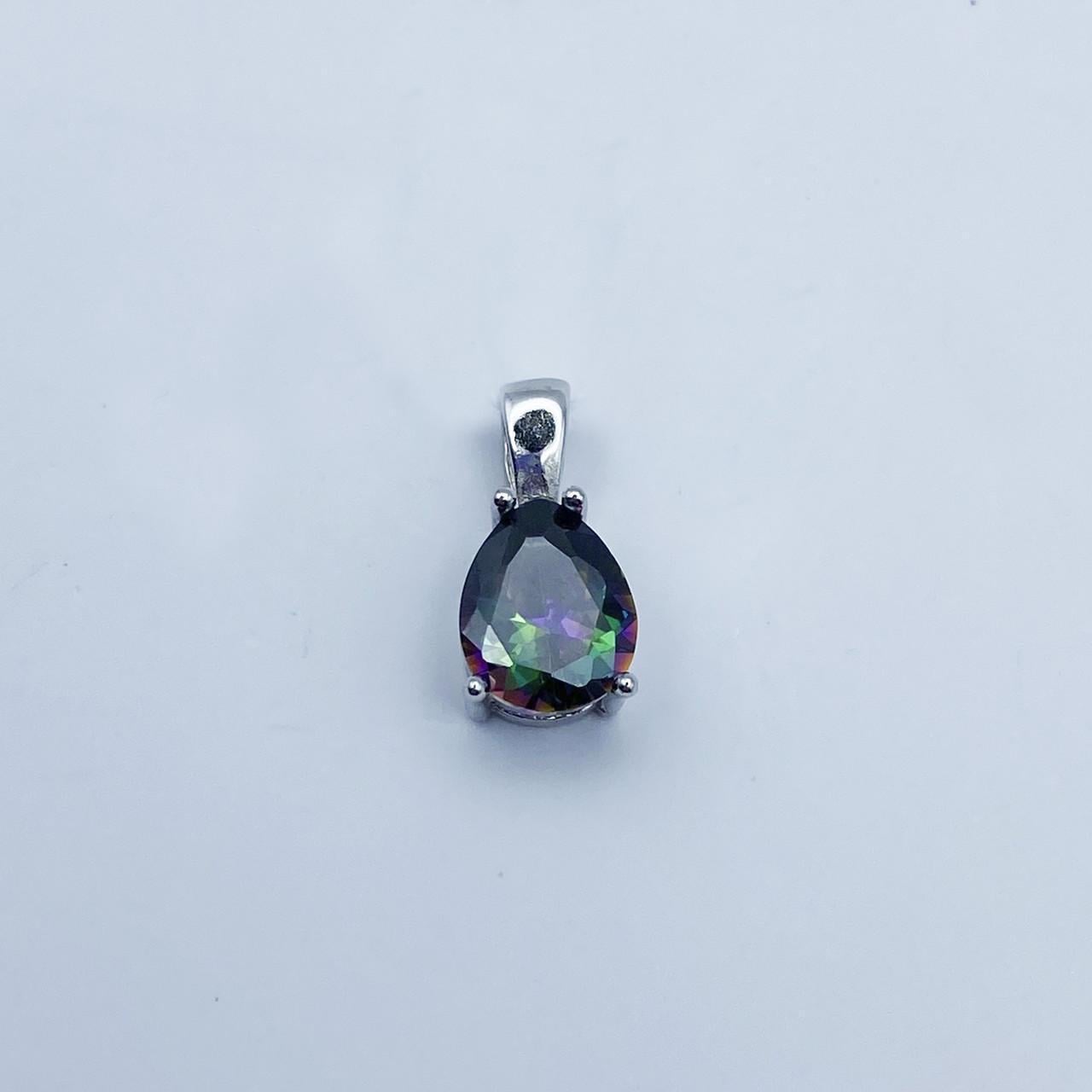 Серебряный кулон с мистик топазом 1,38 г (2209382624)