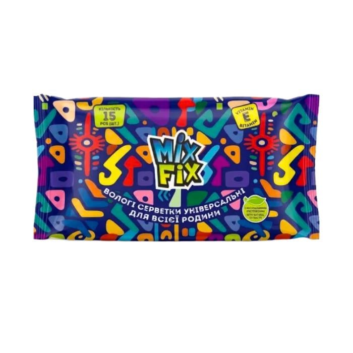Влажные салфетки MIX FIX 15 шт. 80 уп. (7263) Влажные салфетки MIX FIX 15 шт. 80 уп. (7263)