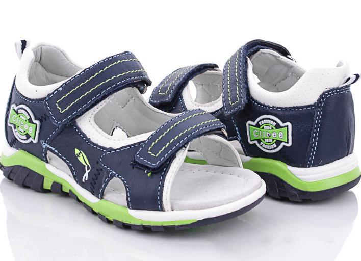 Шкіряні сандалі Clibee F256-6-blue-g р. 32 Синій