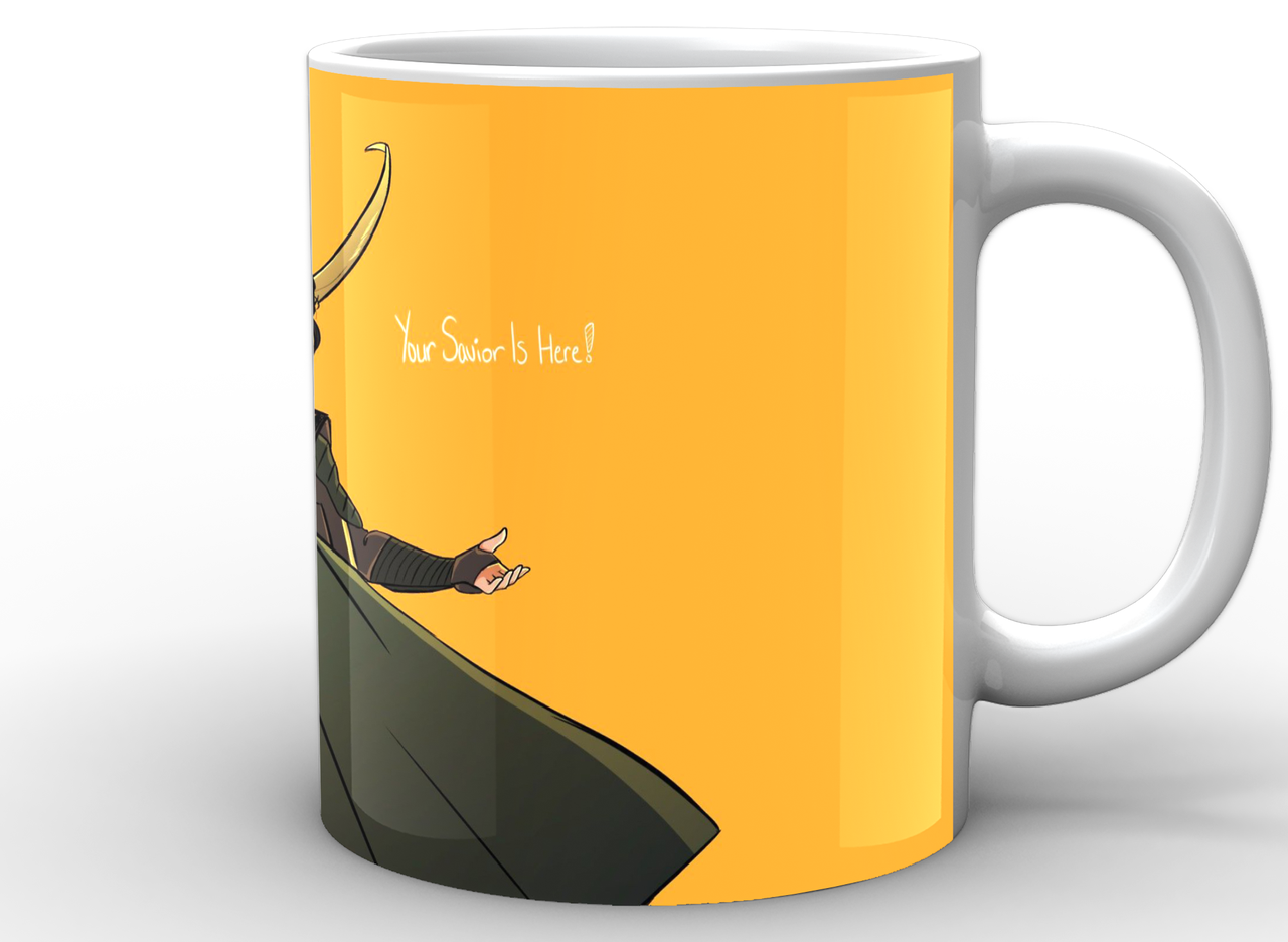 Чашка GeekLand Loki минимализм 330 мл (LK.02.042)