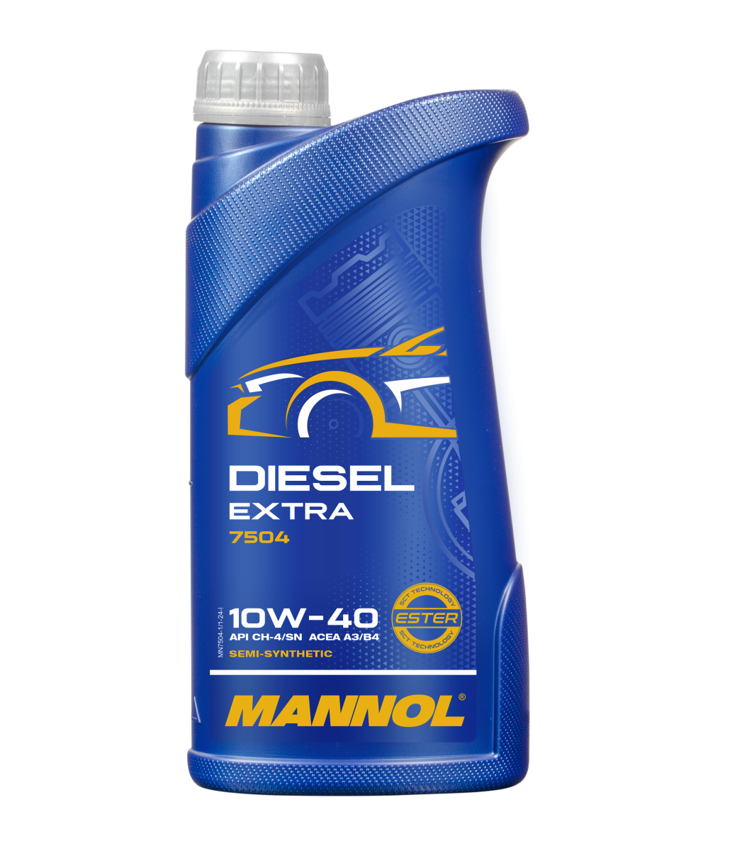 Моторное масло Mannol Diesel Extra 10W-40 полусинтетика 1 л (7504-1)