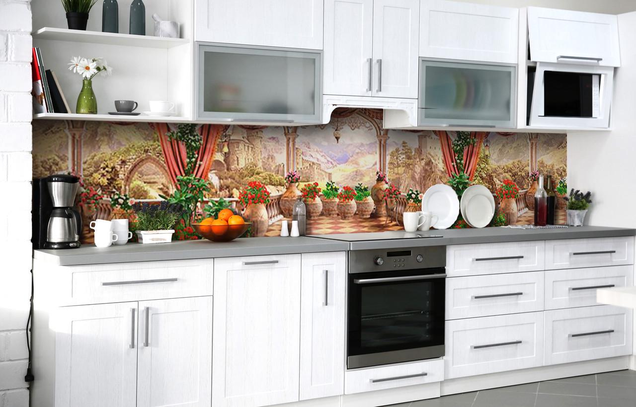 Кухонный фартук Королевские хоромы виниловый самоклеющийся 60х300 см