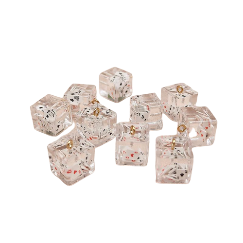 Кубики для рукоделия Resteq 14 мм 10 шт. Прозрачные (VA-Cube Cards)