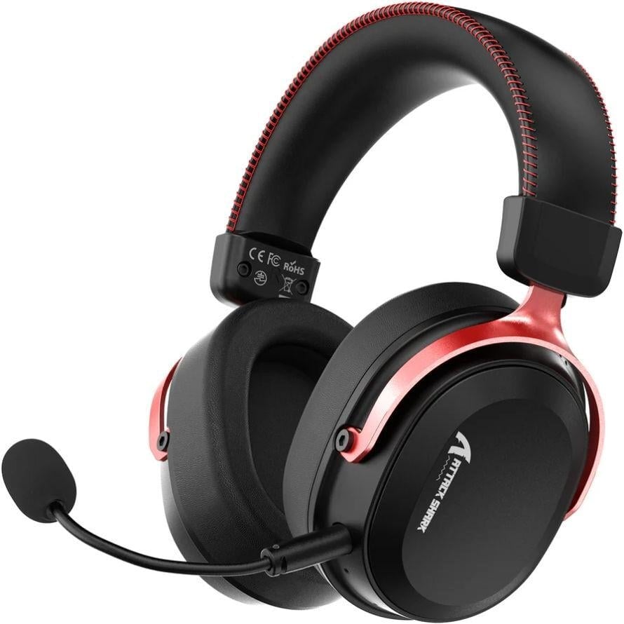 Наушники Attack Shark L30PRO беспроводные полноразмерные Black/Red (L30PROBR_AS)