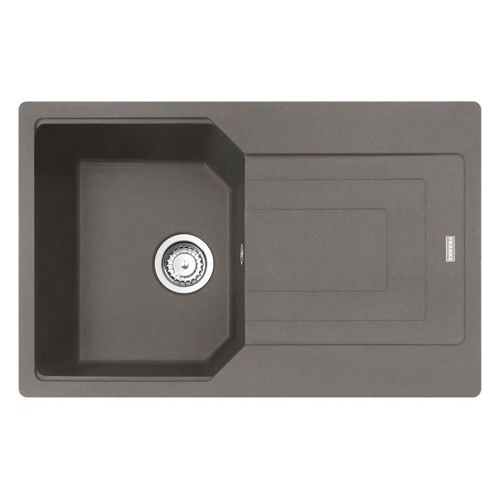 Мойка кухонная с крылом Franke Urban UBG 611-78 прямоугольная фрагранит 780х500 мм Stone Grey (114.0701.805)