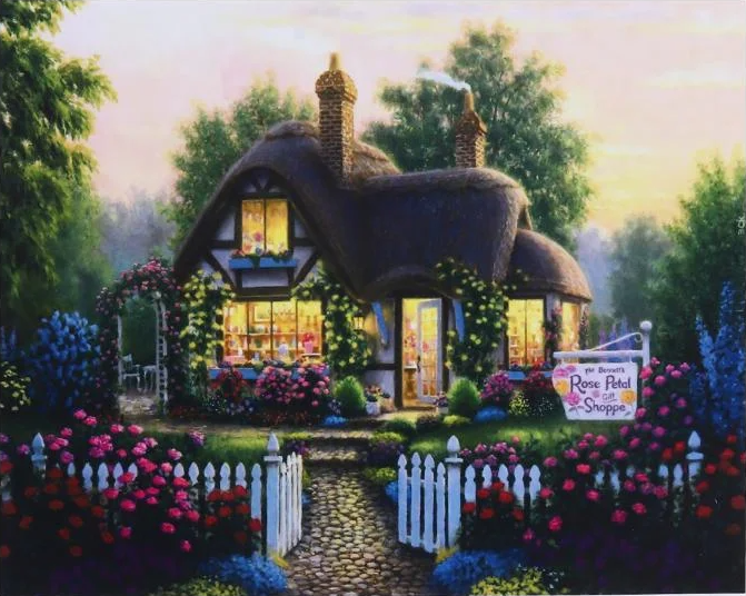 Алмазна мозаїка за номерами Josef Otten Будиночок 60803 30x40 см (MTT-177623)