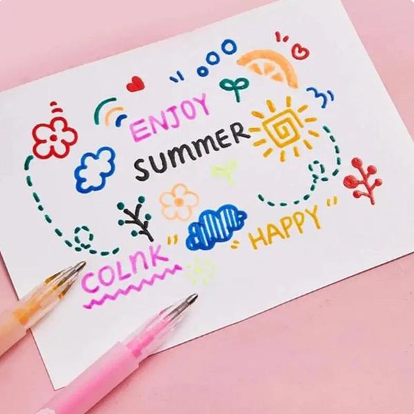 Набор ручек с эффектом 3D 12 шт. M00372 (17664314) - фото 5 Набор ручек с эффектом 3D 12 шт. M00372 (17664314) - фото 5