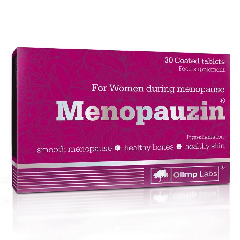 Комплекс для женщин при менопаузе с изофлавоном сои 30 мг и хмелем Olimp Menopauzin 30 табл.