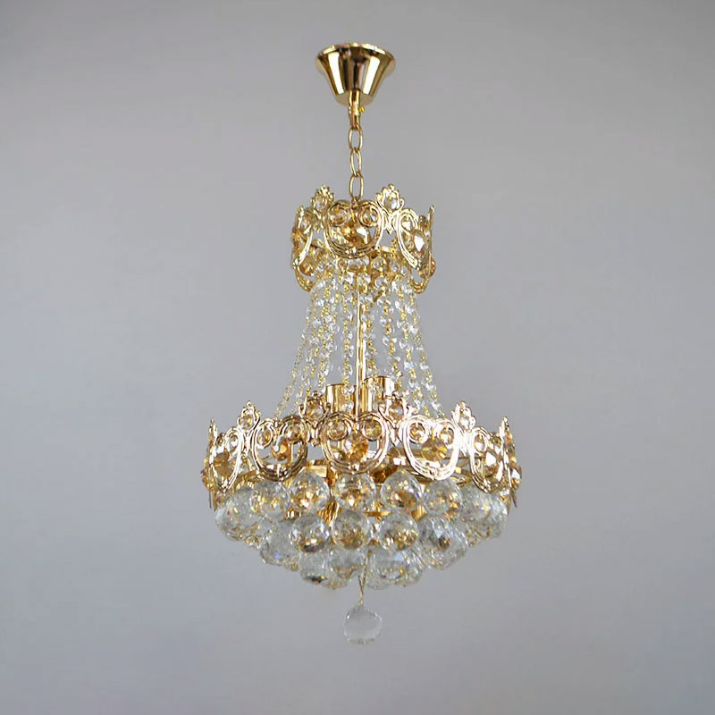 Люстра подвесная хрустальная Light House NM-15022/6 Золото