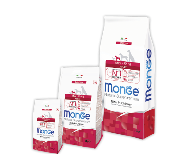 Корм сухой Monge Mini для взрослых собак мелких пород 800 г - фото 2