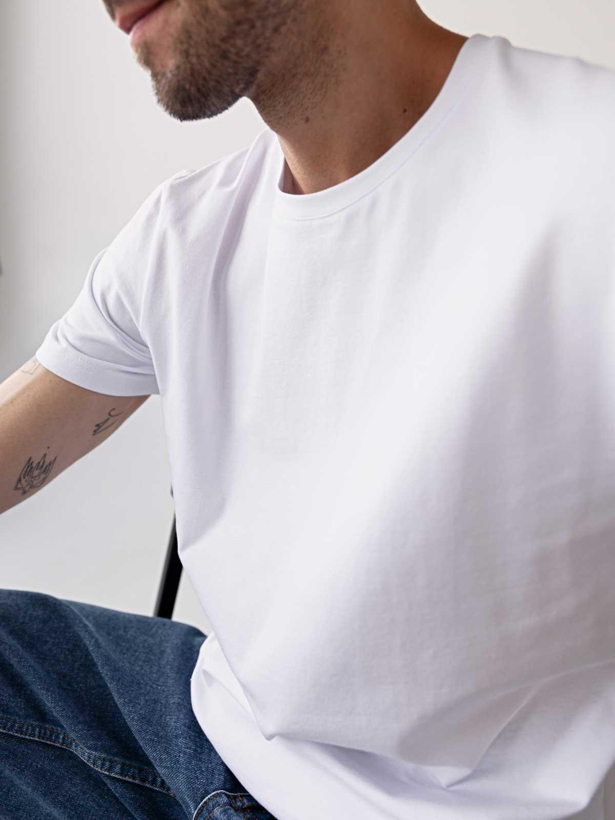 Футболка чоловіча FROMUS S Білий (1041-1) - фото 4