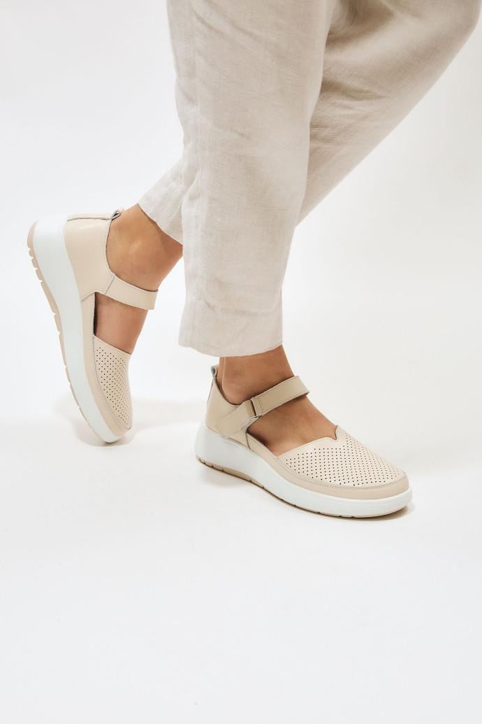 Сандалії жіночі ALLSY на платформі р. 36 Бежевий (195203) - фото 5 Сандалії жіночі ALLSY на платформі р. 36 Бежевий (195203) - фото 5