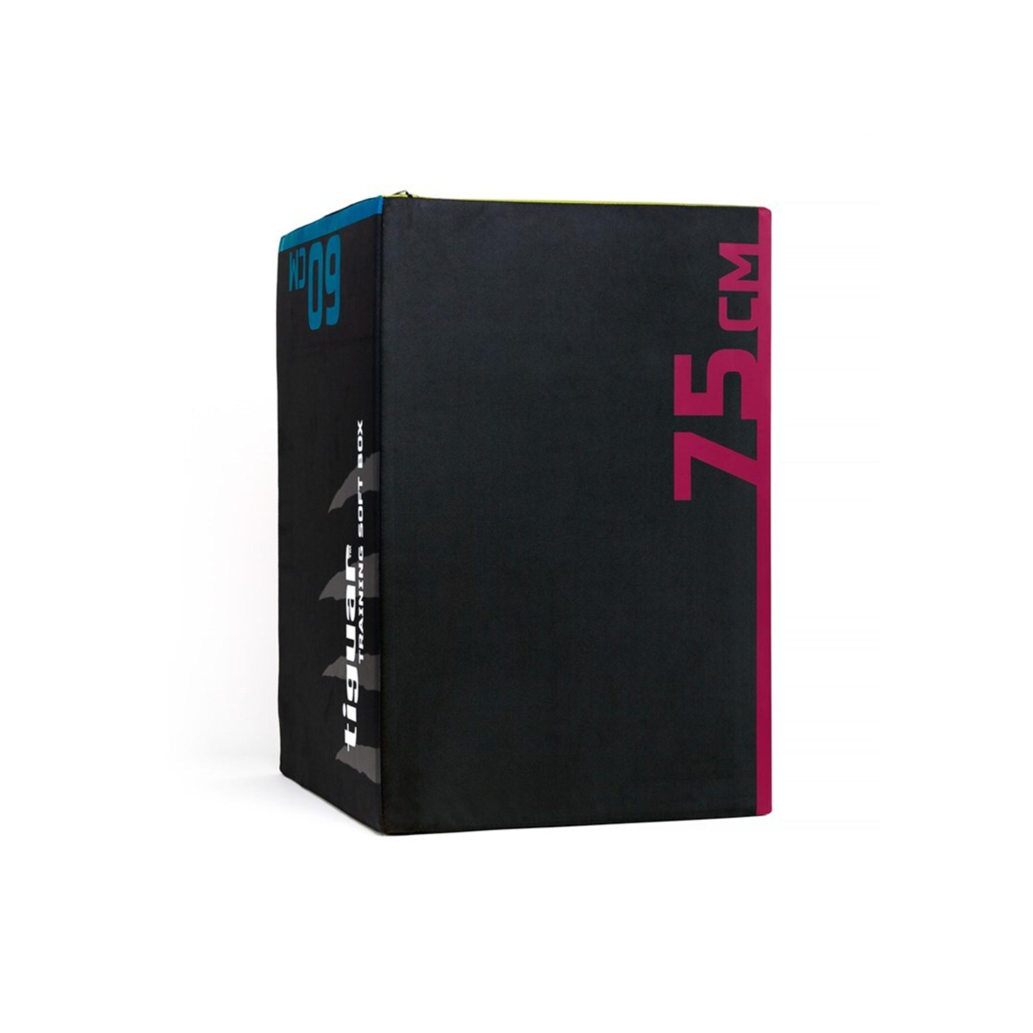 Куб пліометричний м'який Tiguar Soft Box 3в1 50/60/75 см для стрибків та крос-тренінгу (TI-TSB001)