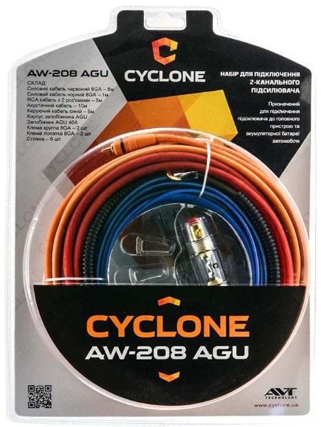 Набор для подключения усилителя Cyclone AW-208 AGU