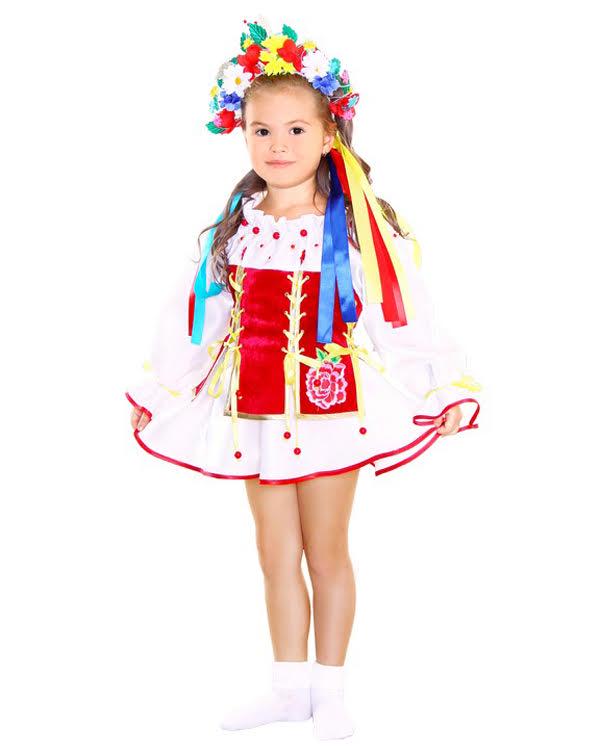 Детский карнавальный костюм Украиночка 128-134 см (295/34)