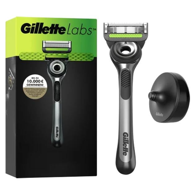 Станок для бритья мужской Gillette Labs с держателем на стену Silver (17968078)