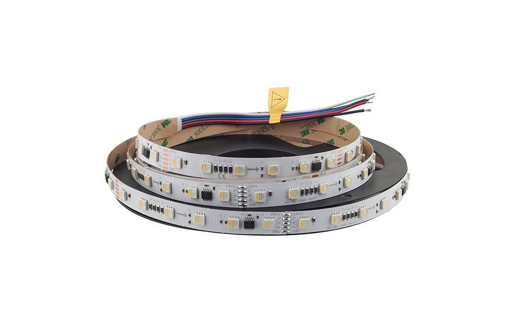 Светодиодная лента 5050-60-IP20-RGBW/SMART-12-24 UCS512 RGB+4000-4300K ​​(17051)