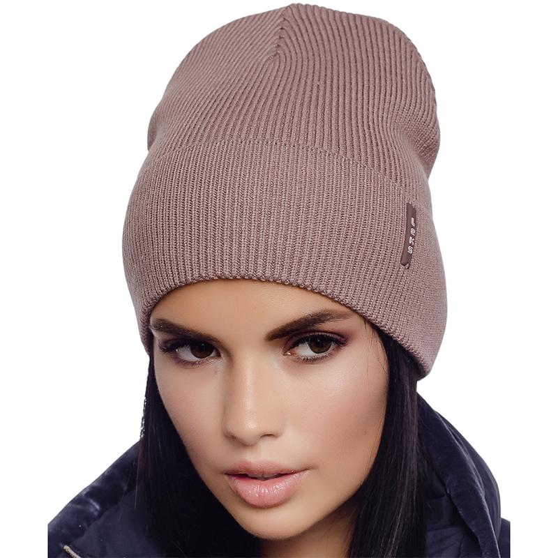 Шапка жіноча без підкладки Leks Спринт Ж one size Темна пудра - фото 1 Шапка жіноча без підкладки Leks Спринт Ж one size Темна пудра - фото 1