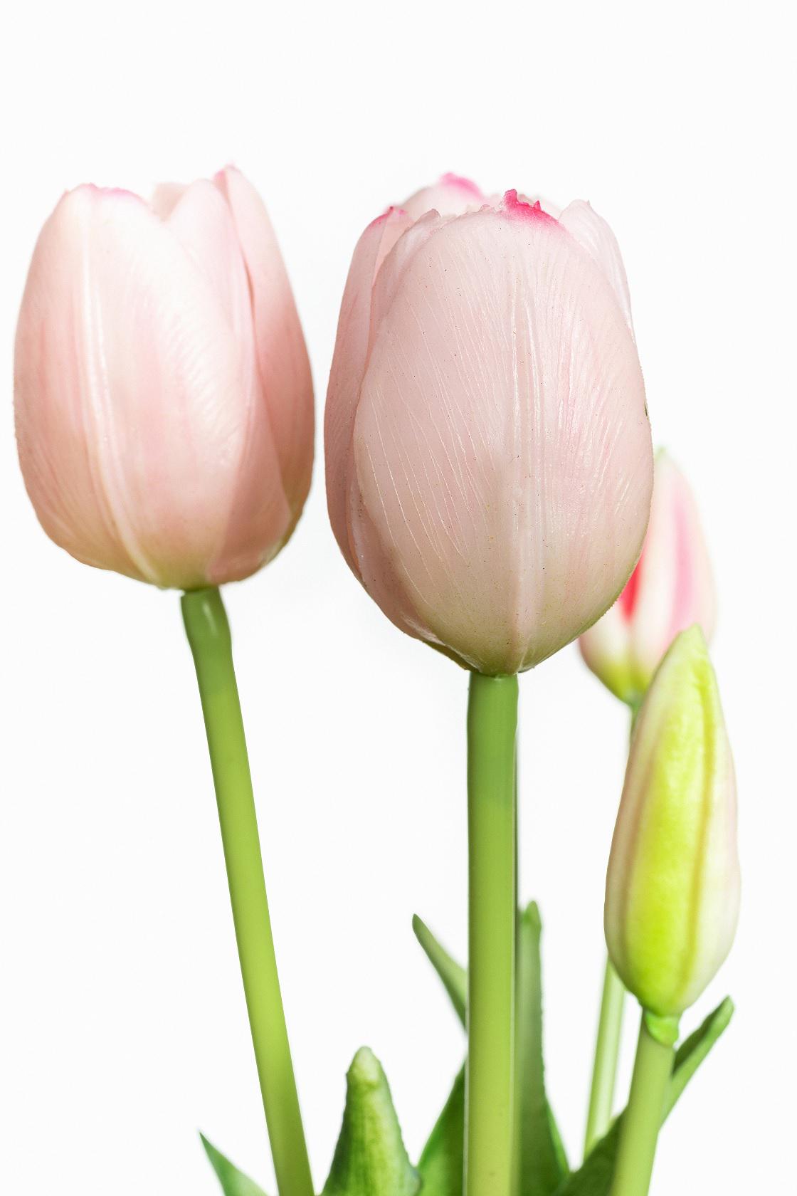 Тюльпан букет Indigo Lux3 головы 2 бутона 40 см Розовый (778-4) - фото 4 Тюльпан букет Indigo Lux3 головы 2 бутона 40 см Розовый (778-4) - фото 4