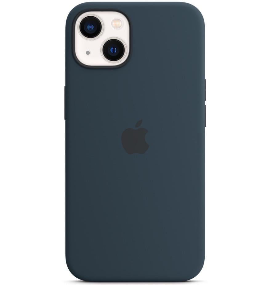 Силіконовий чохол-накладка Apple Silicone Case with MagSafe for iPhone 13, Abyss Blue (HC)